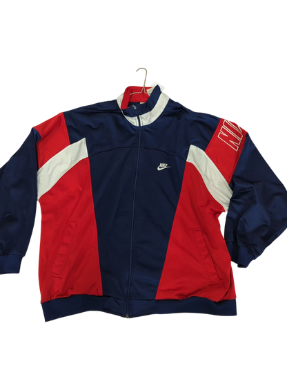 Nike Vintage Windbreaker Jacket - Navy/Red/White - Size XL