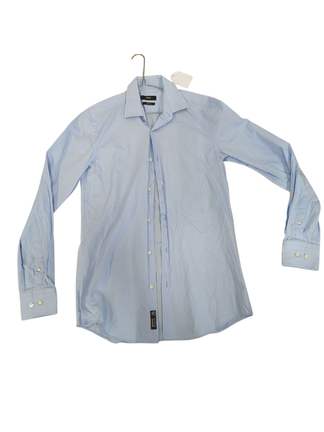 BOSS Hugo Boss Light Blue Button-Down Shirt - Slim Fit - Size 38/15