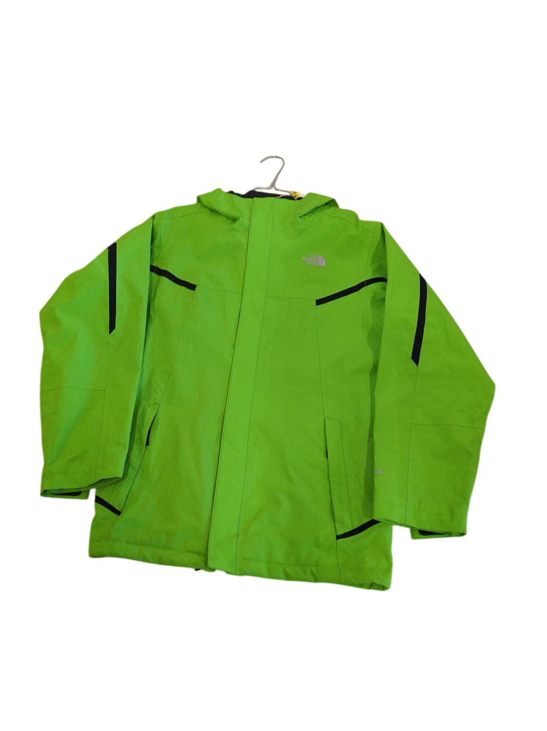 The North Face Bright Green Windbreaker Jacket - Size XL