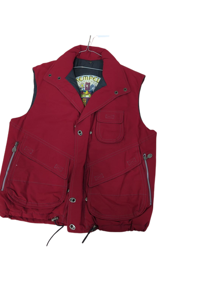 Keiron Sportswear Red Windbreaker Jacket with Mountain Logo