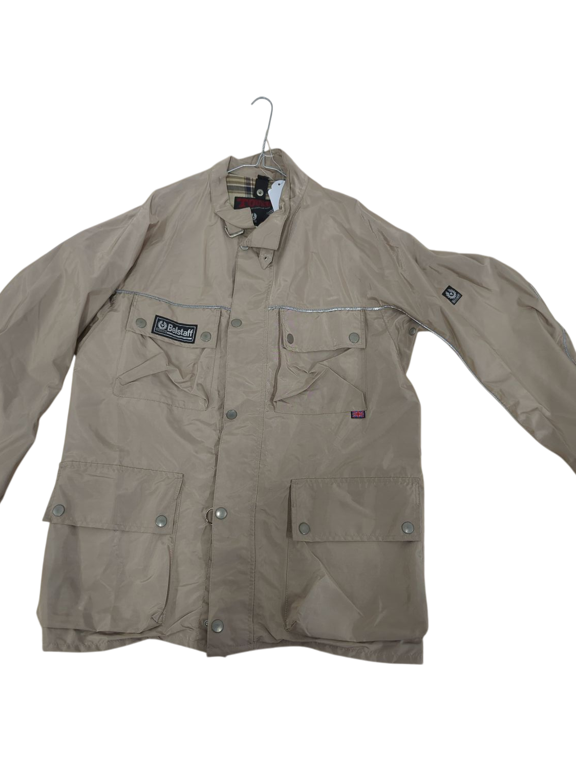 Belstaff Men's Beige Windbreaker Jacket - Size XL