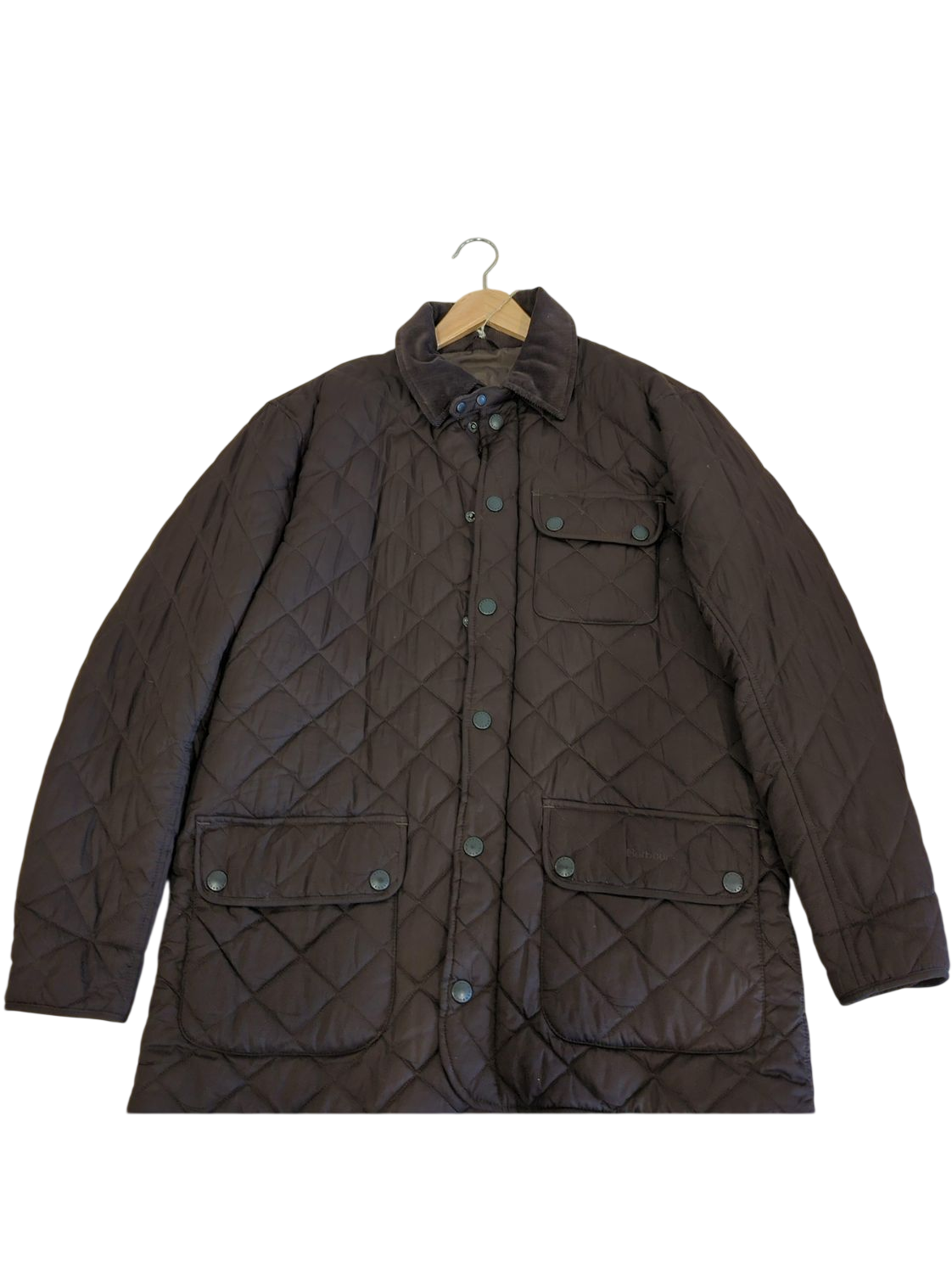 Barbour Brown Quilted Jacket - Size L