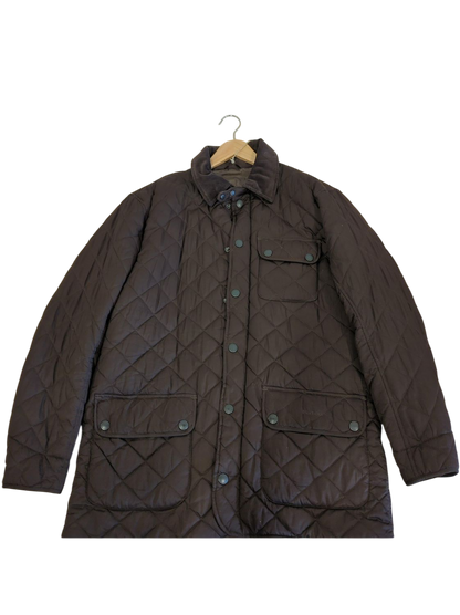 Barbour Brown Quilted Jacket - Size L
