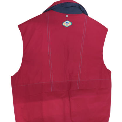 Keiron Sportswear Red Windbreaker Jacket with Mountain Logo