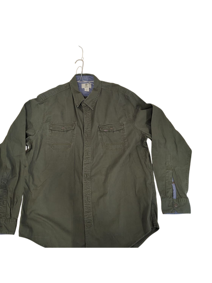 Timberland Earthkeepers Olive Green Button-Down Shirt - Size L
