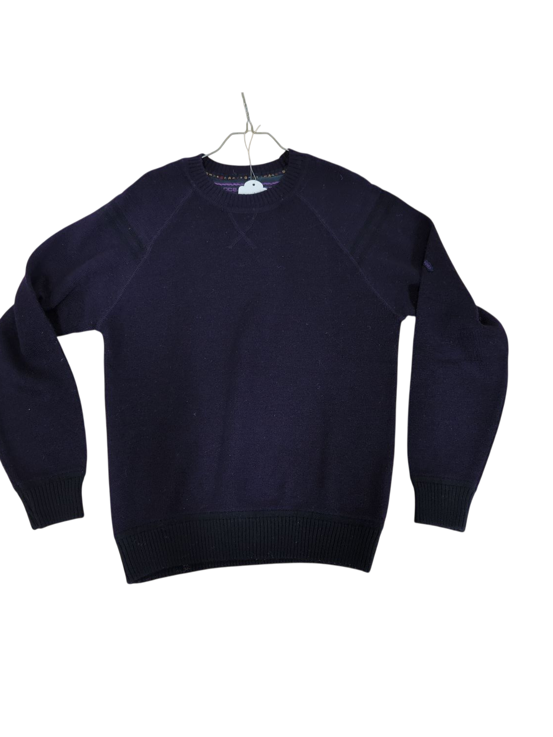 Ocean Sport Navy/Purple Crew Neck Sweater - Size M