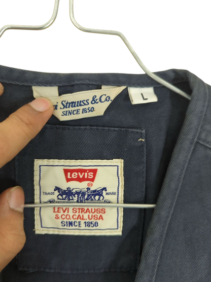 Levi Strauss Navy Utility Vest - Size L