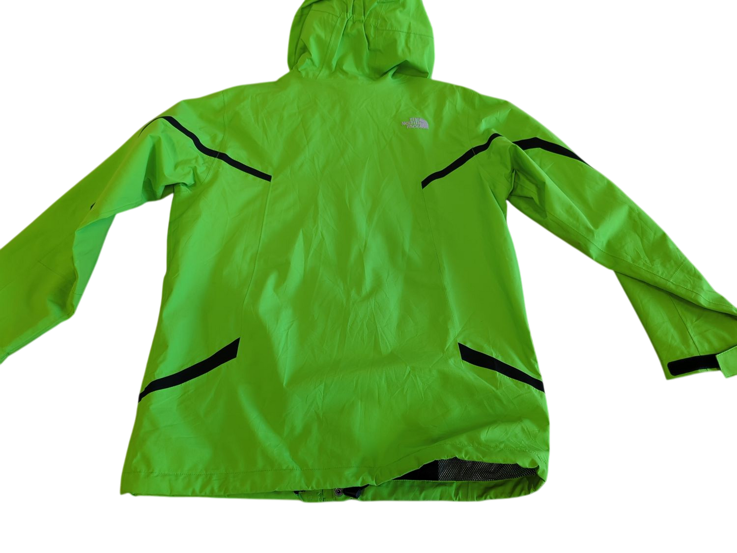 The North Face Bright Green Windbreaker Jacket - Size XL