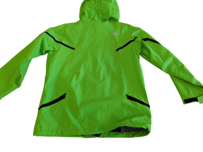 The North Face Bright Green Windbreaker Jacket - Size XL