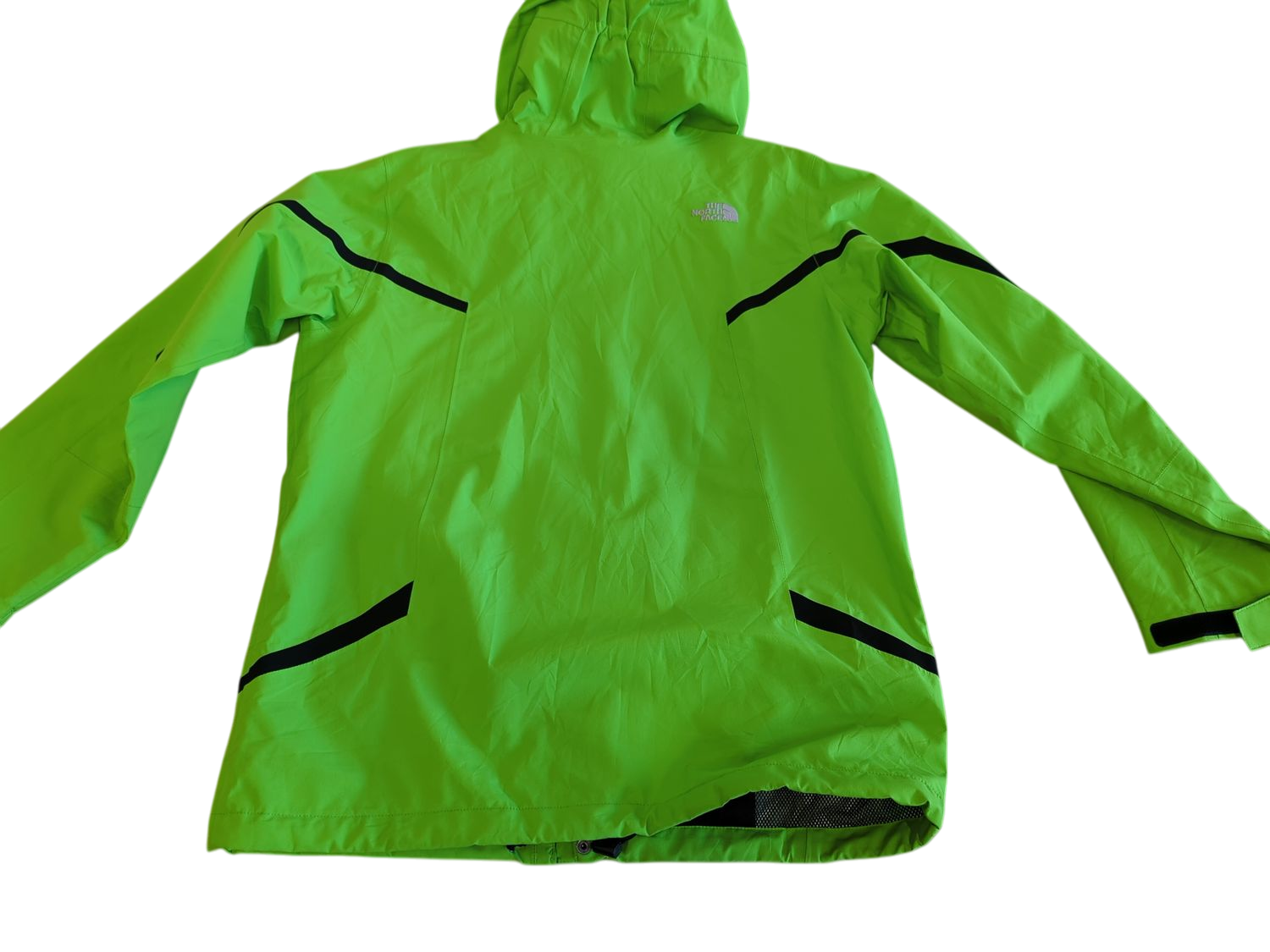 The North Face Bright Green Windbreaker Jacket - Size XL