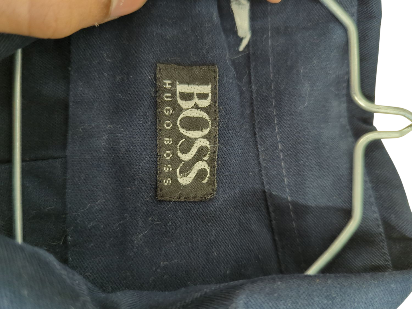 Hugo Boss Navy Button-Down Shirt - Men's Long Sleeve