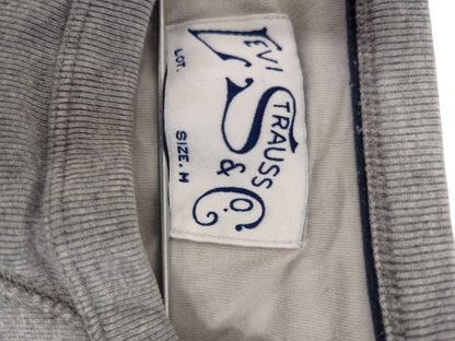 Levi's Grey Sweatshirt with Red Logo - Size M
