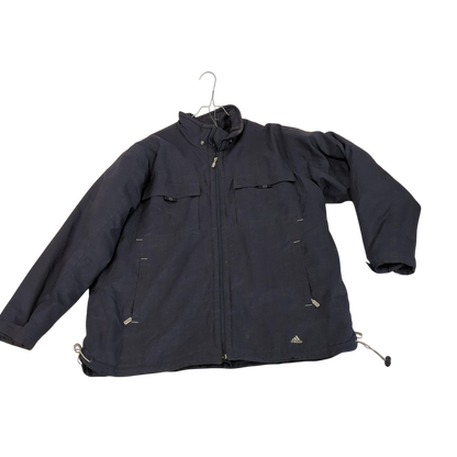 Adidas Navy Windbreaker Jacket - Size L