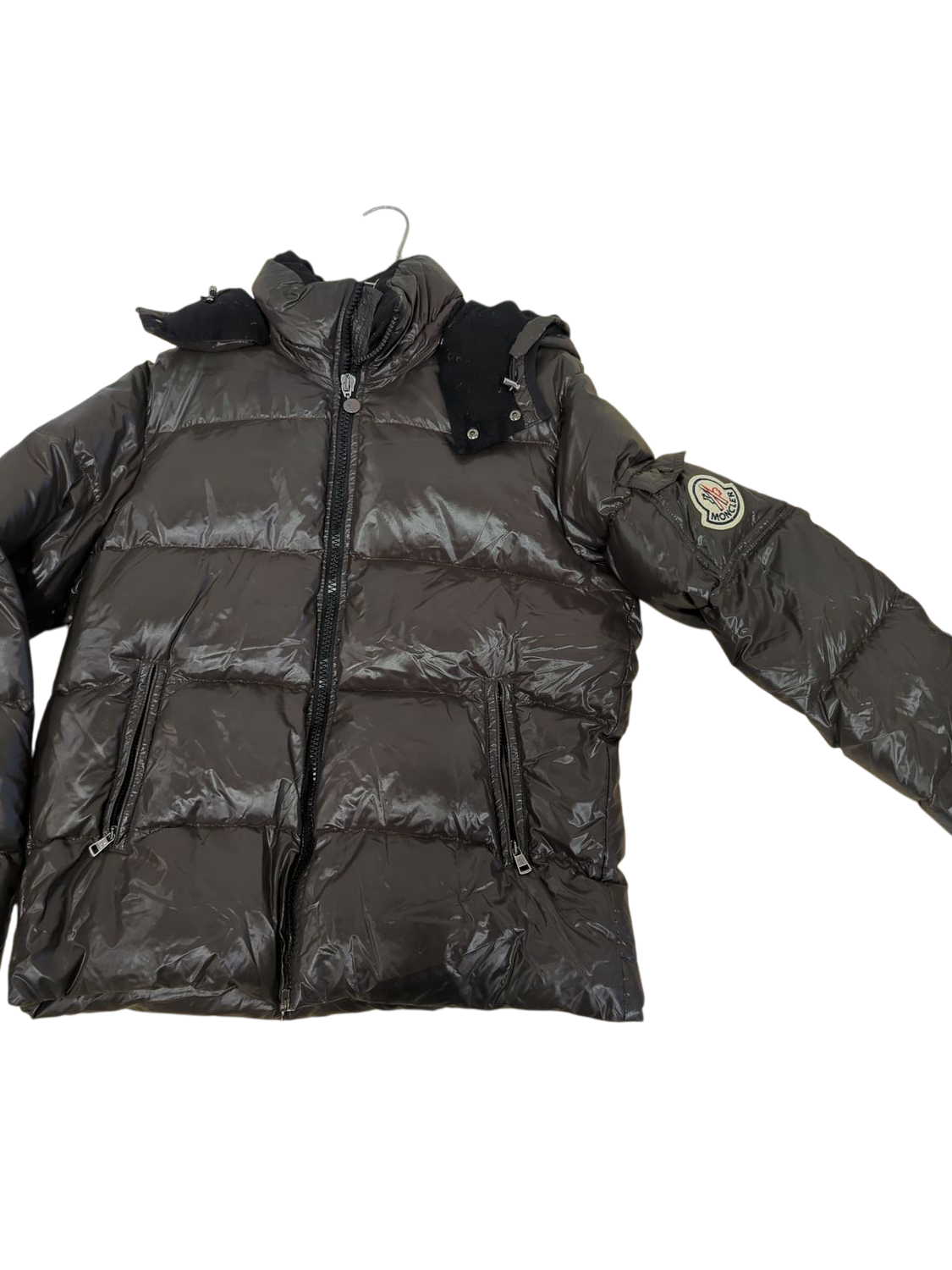 Moncler Black Down Puffer Jacket - Size 5