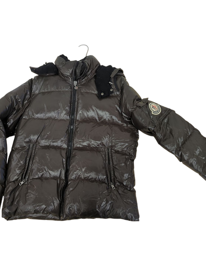 Moncler Black Down Puffer Jacket - Size 5