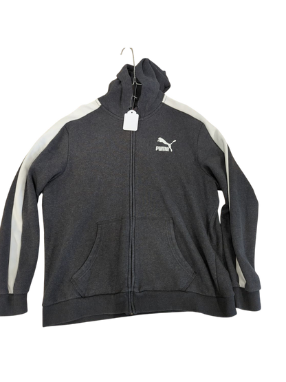 Puma Lifestyle Grey Zip-Up Sweatshirt - Size XL