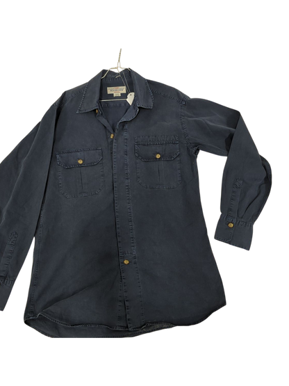 Blu Brown Navy Button-Down Shirt - Size Large