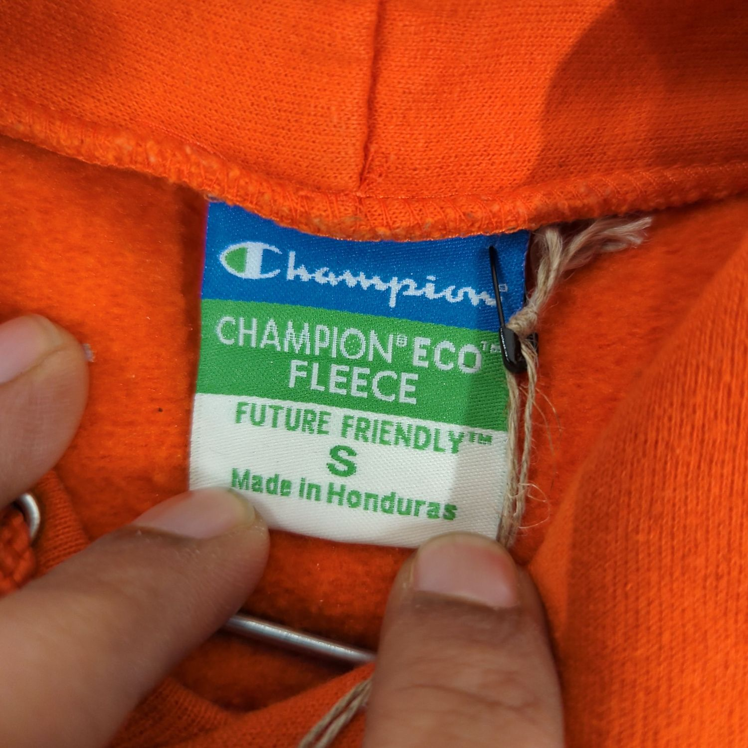 Champion Orange Princeton Sweatshirt - Size S