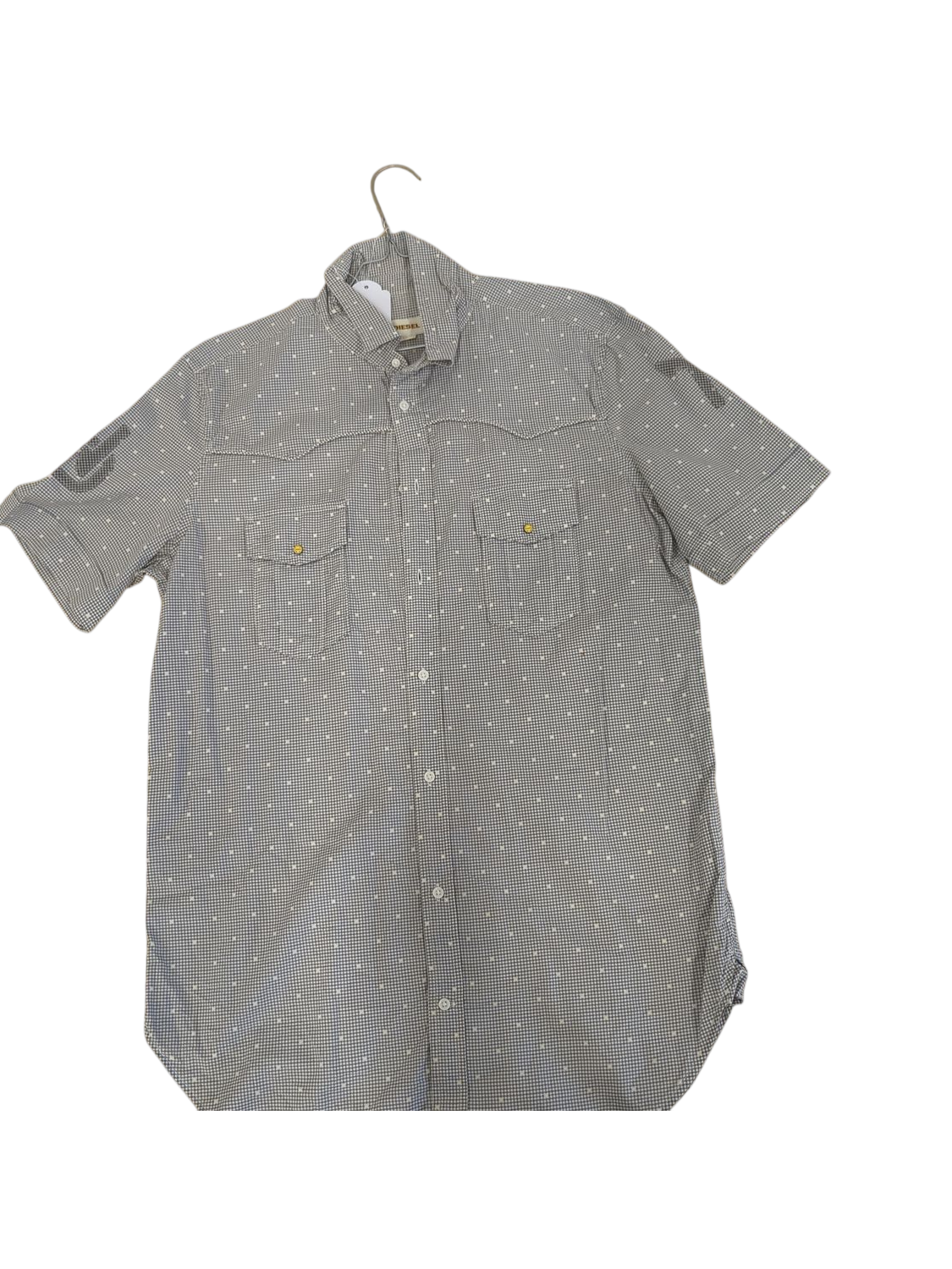 Diesel Men's Checkered Button-Down Shirt - Size XL