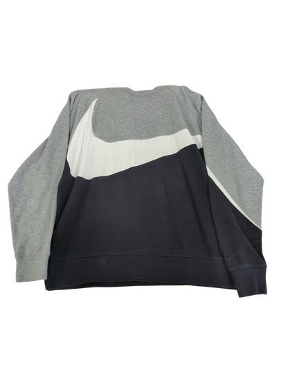 Nike Colorblock Sweatshirt - Grey, Black & White - Size XXL