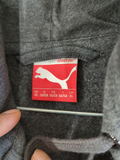 Puma Lifestyle Grey Zip-Up Sweatshirt - Size XL