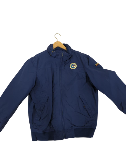 Napapijri Men's Navy Windbreaker Jacket - Size XL