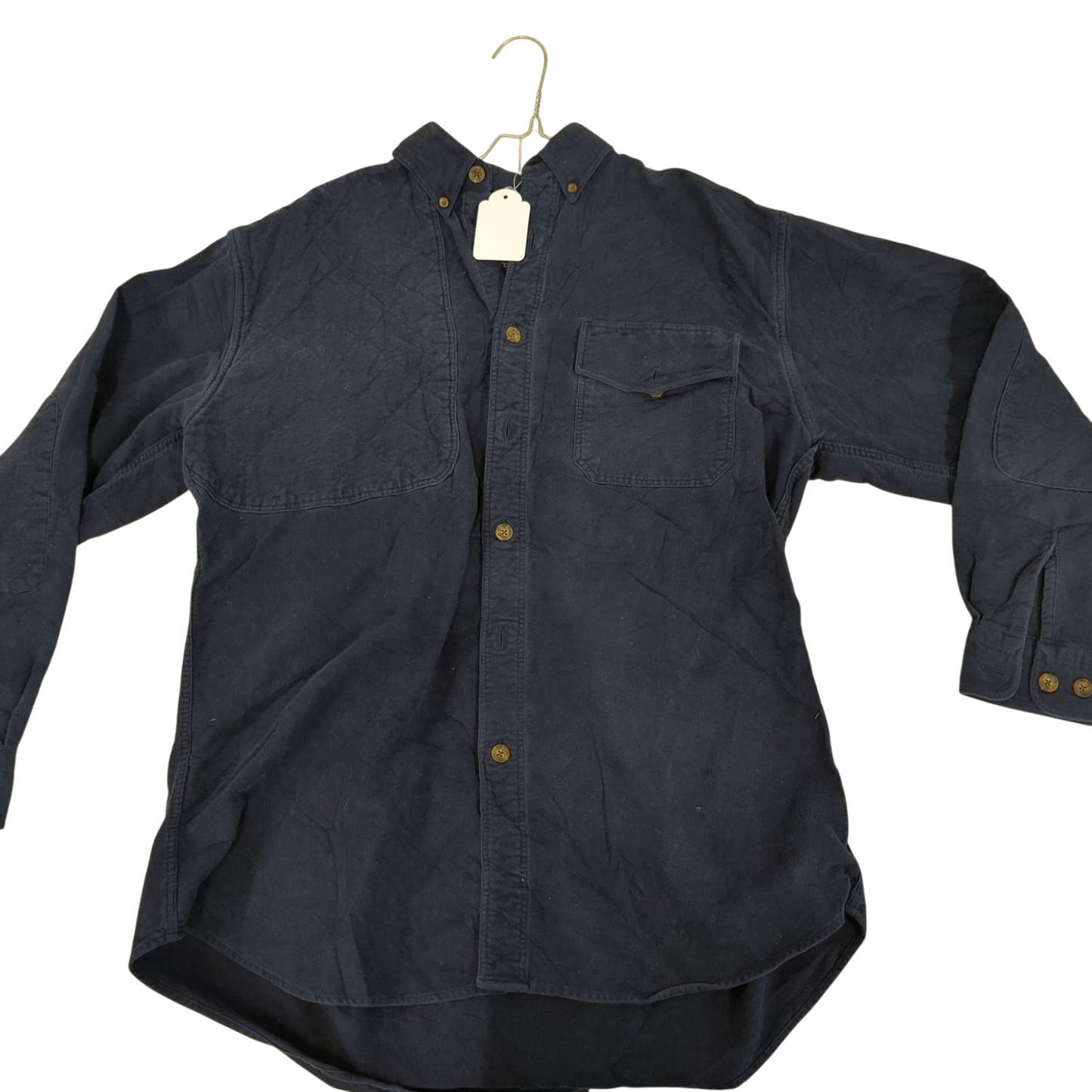 Woolrich Navy Button-Down Shirt - The Original Constructor