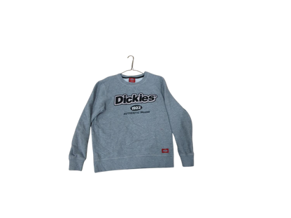 Dickies Grey Sweatshirt - Size S-Medium - Authentic Brand Logo