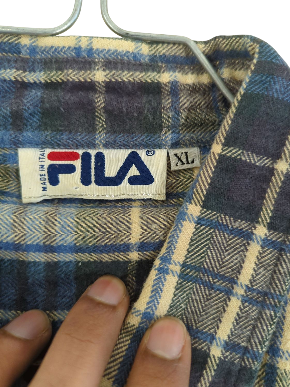 Vintage FILA Plaid Flannel Shirt - Size XL
