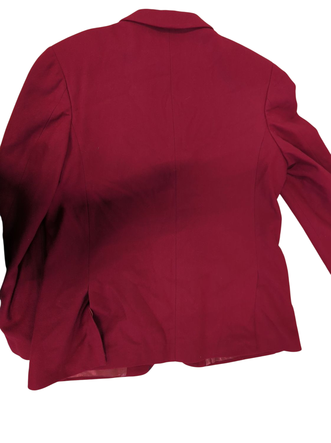 Elegant Red Ceremonial Blazer with Embroidered Emblem