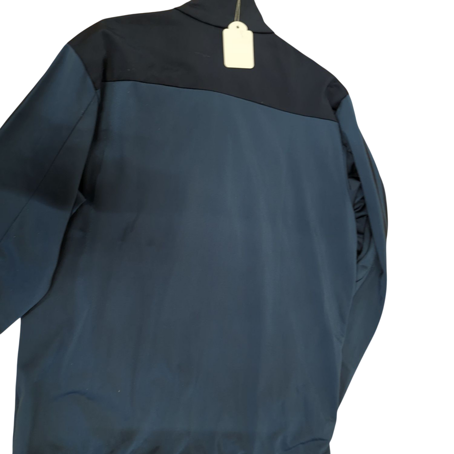 Adidas Men's Navy & Orange Track Jacket - Athletic Sportswear