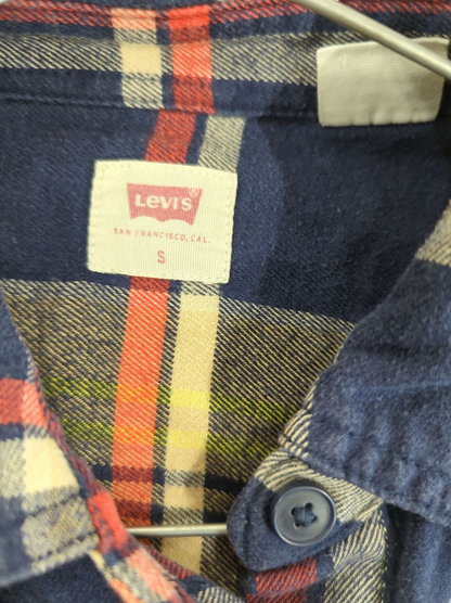 Levi's Plaid Flannel Button-Down Shirt - Size S