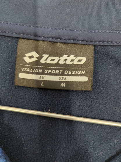 Lotto Navy Quarter-Zip Training Top - Size L