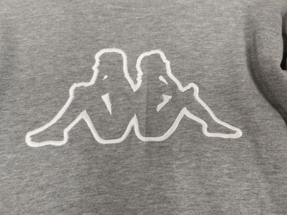 Kappa Grey Sweatshirt with Logo - Size Medium
