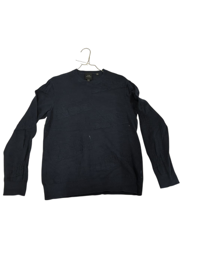 Armani Exchange Navy Textured Sweater - Size S