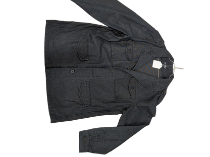 Armani Jeans Grey Denim Jacket - Size XL