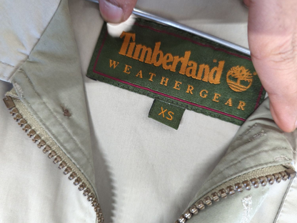 Timberland Beige Windbreaker Jacket - Size XS