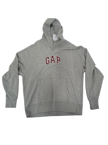 GAP Grey Hoodie with Embroidered Logo - Size M