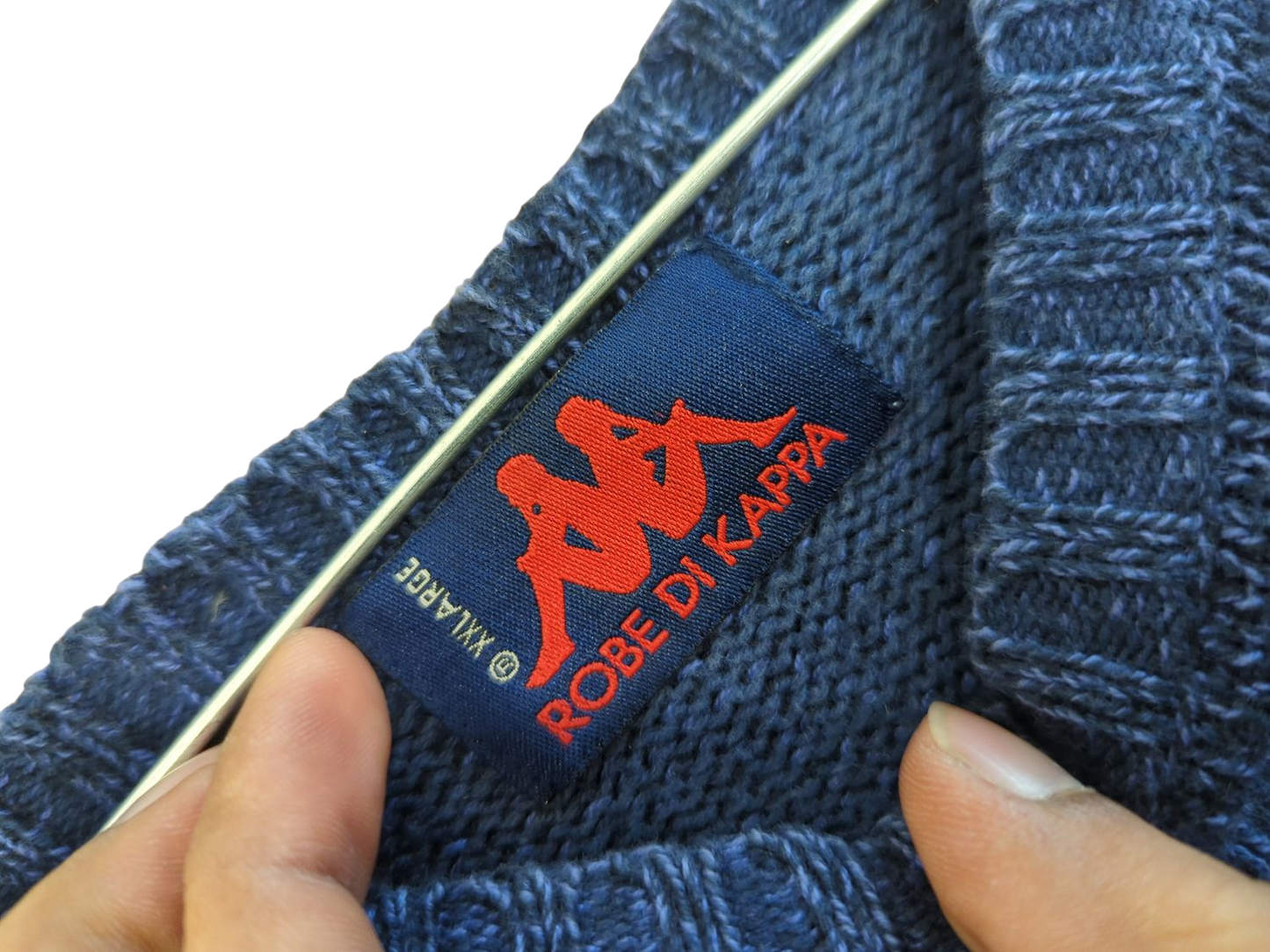 Robe di Kappa Navy Blue Wool Blend Sweater - Size M/L