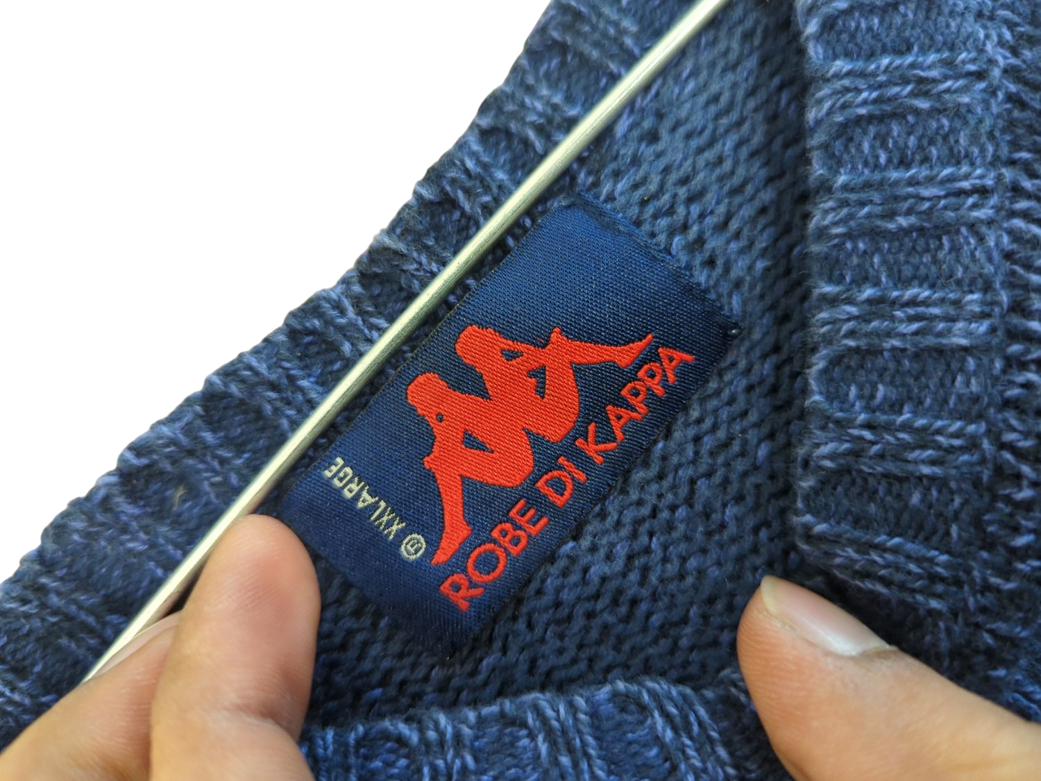 Robe di Kappa Navy Blue Wool Blend Sweater - Size M/L