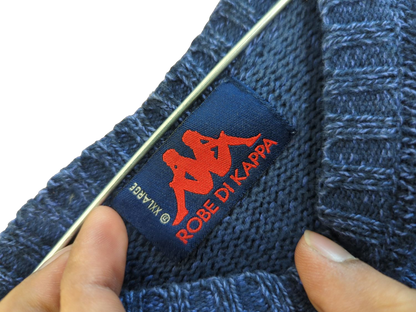 Robe di Kappa Navy Blue Wool Blend Sweater - Size M/L