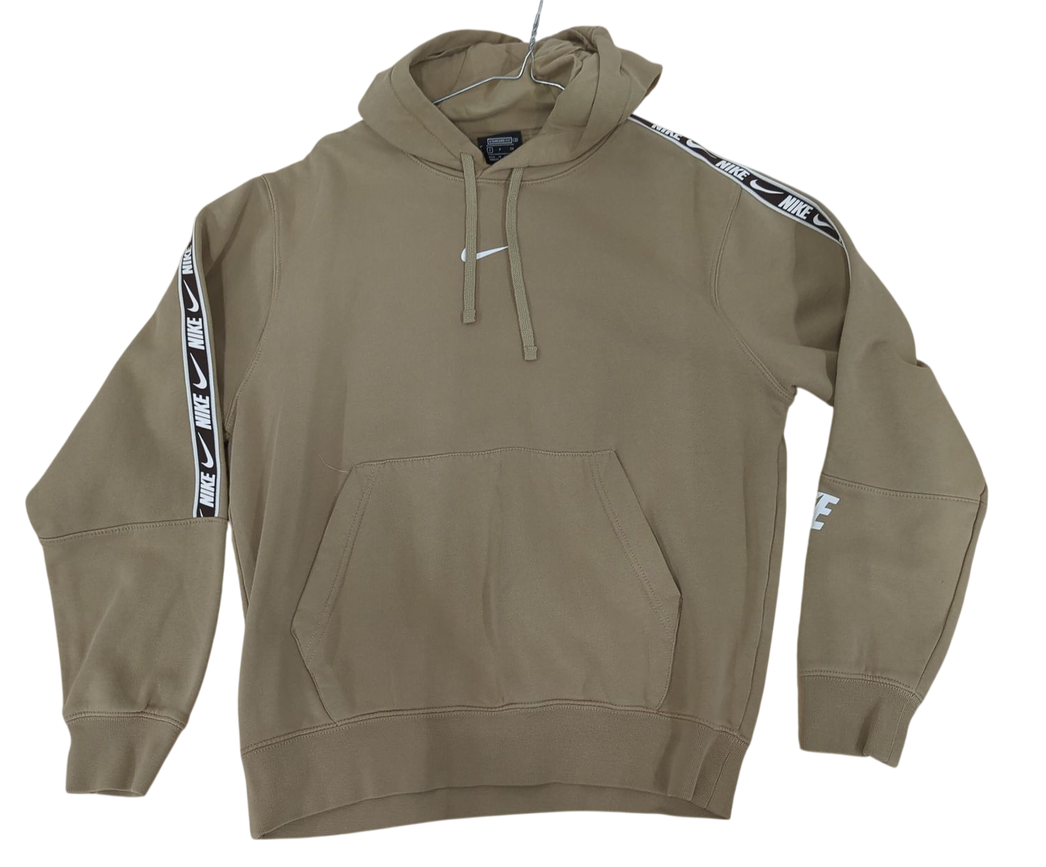 Nike Standard Fit Beige Bomber Jacket - Size S