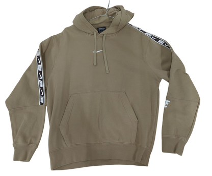 Nike Standard Fit Beige Bomber Jacket - Size S