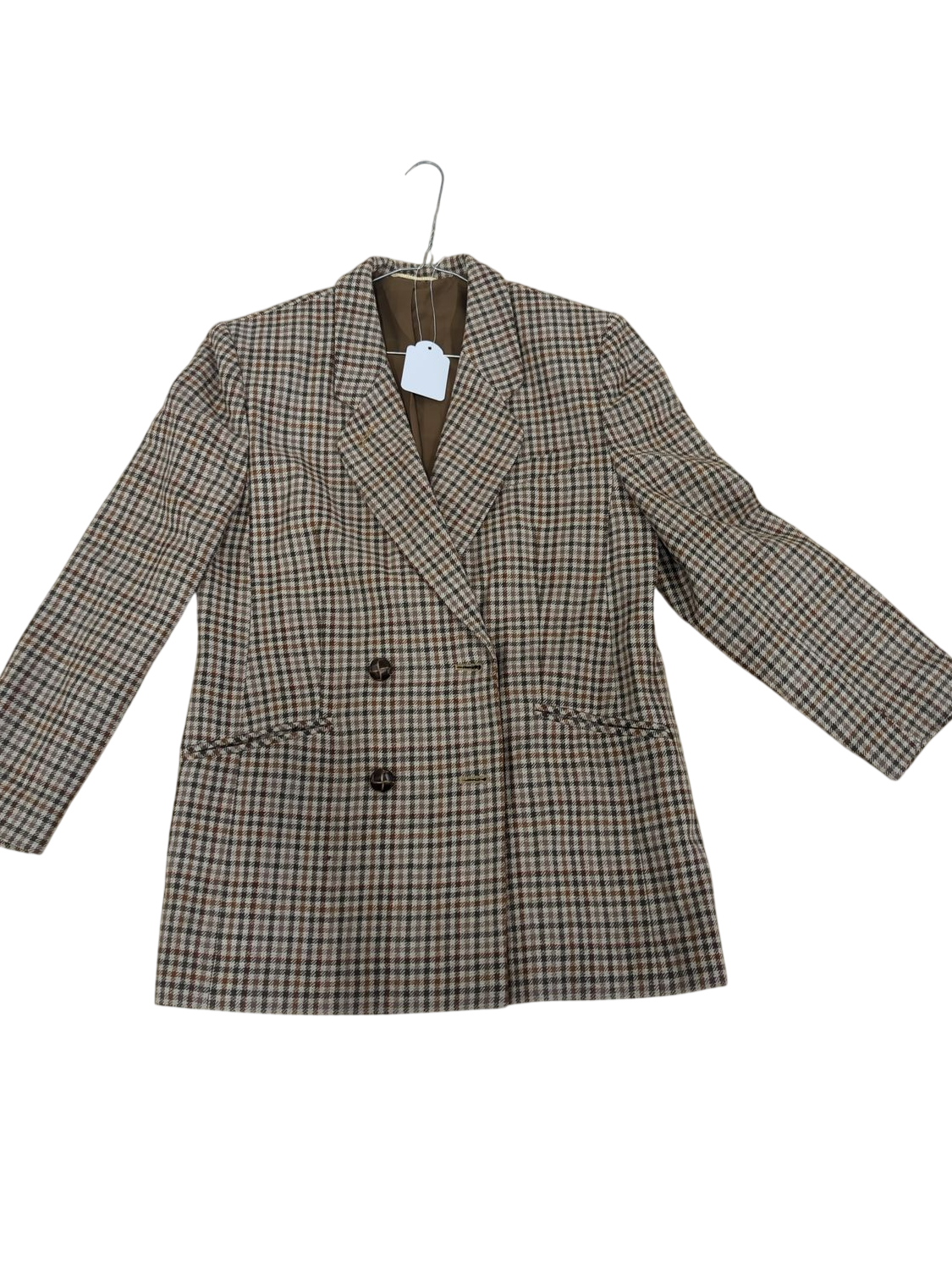 Kirsten Modedesign Checkered Pattern Coat - Vintage Style