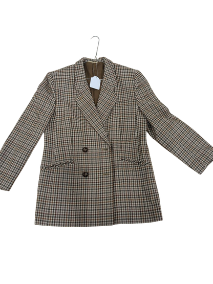 Kirsten Modedesign Checkered Pattern Coat - Vintage Style