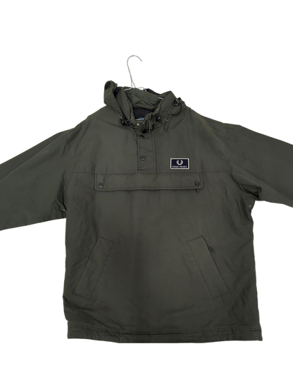 Fred Perry Green Parka Jacket - Size M