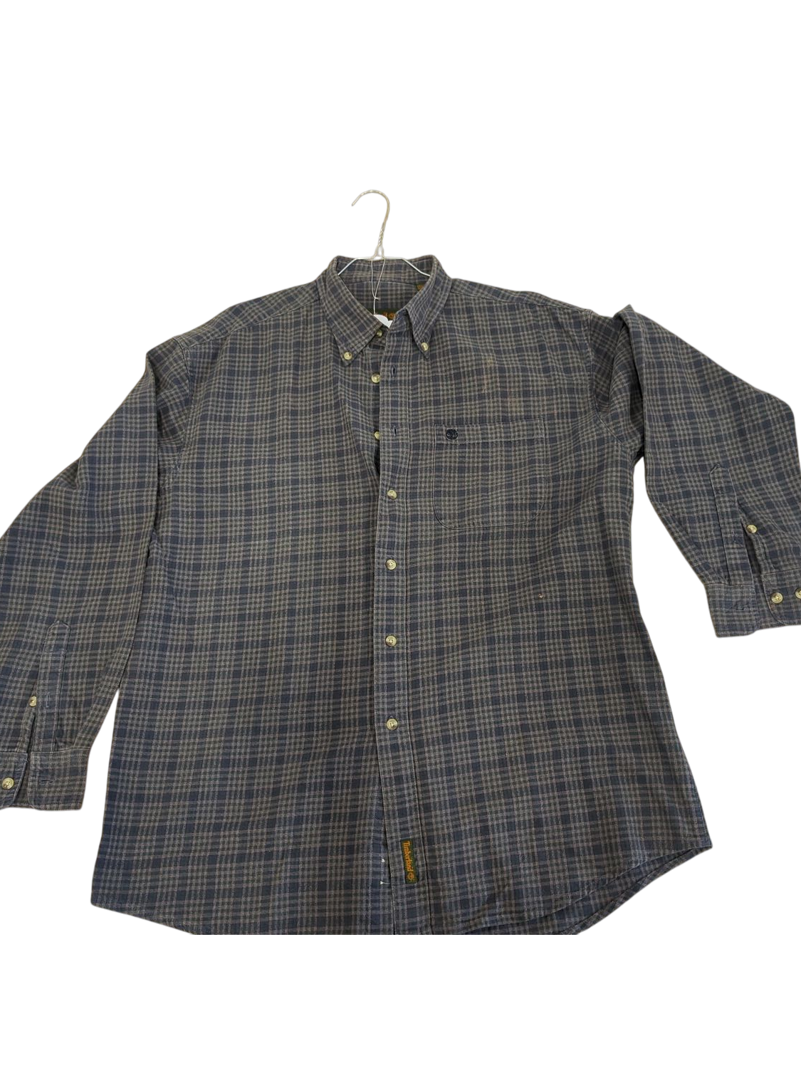 Timberland Plaid Button-Down Shirt - Size L