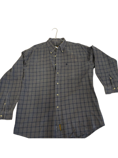 Timberland Plaid Button-Down Shirt - Size L