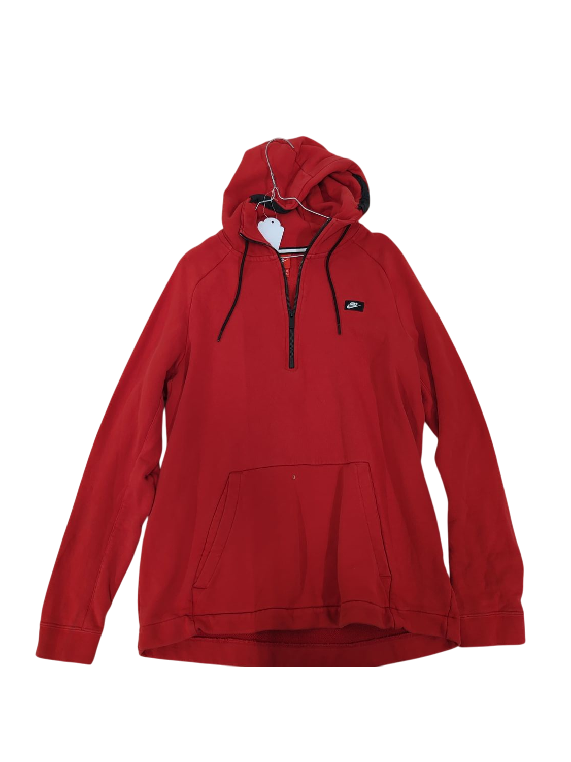 Nike Red Hooded Windbreaker Jacket - Size XL