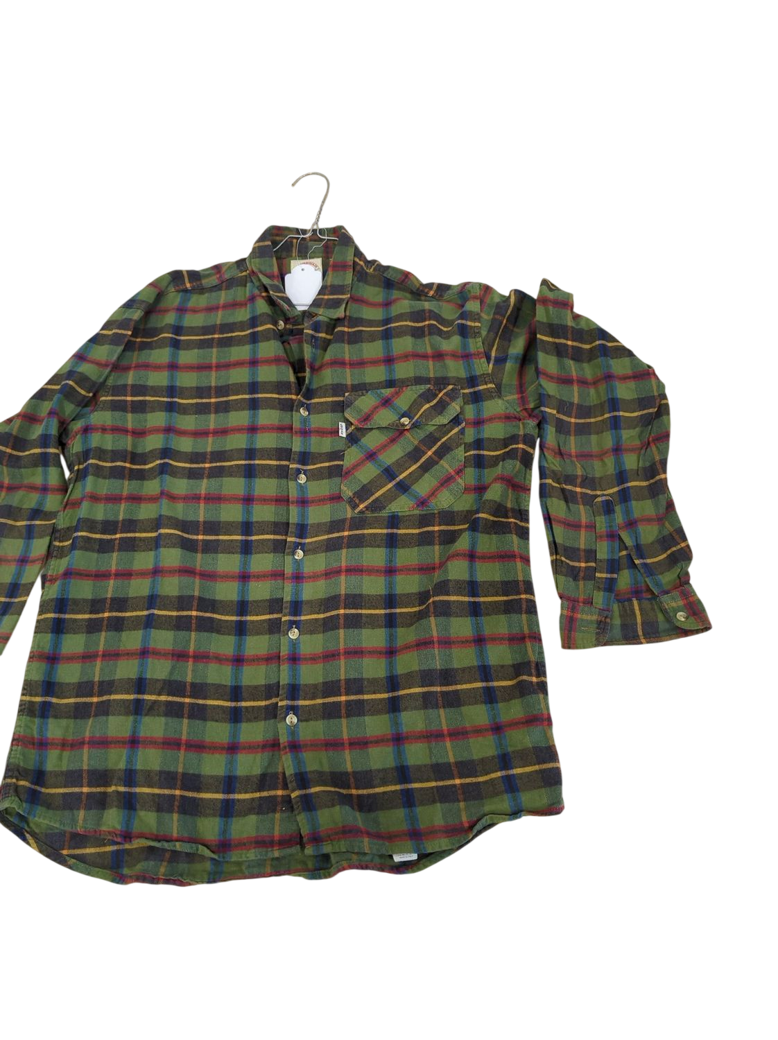 Vintage Levi Strauss & Co. Plaid Flannel Button-Down Shirt